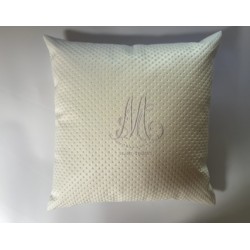 Hermès blanc coussin 45/45