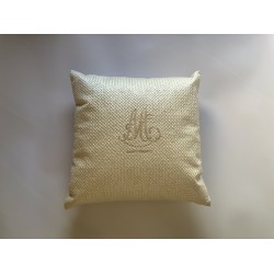 Havane ivoire ficelle coussin 45/45