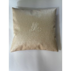 Havane ficelle coussin 45/45